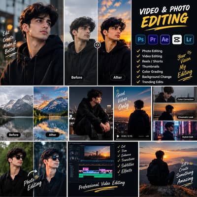 Looking for Online Photos / Video Editing Work