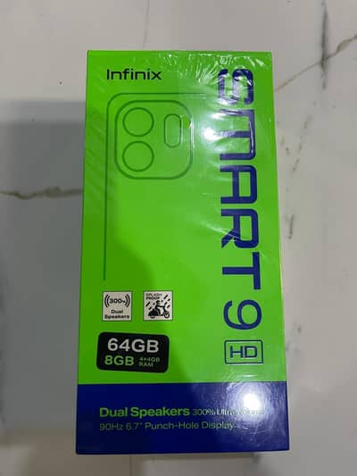Infinix Smart 9 64GB | 4+4GB RAM | 10/10 | Complete Set