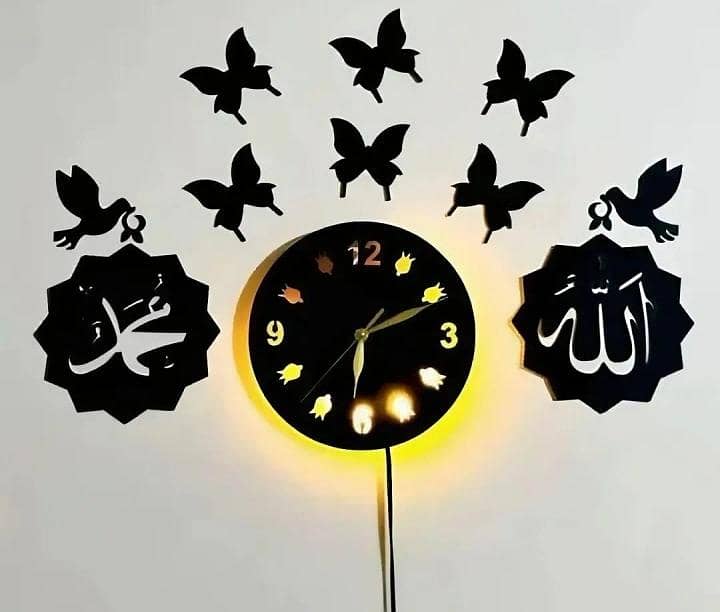 ‍MDF Wall clock ‍ 0