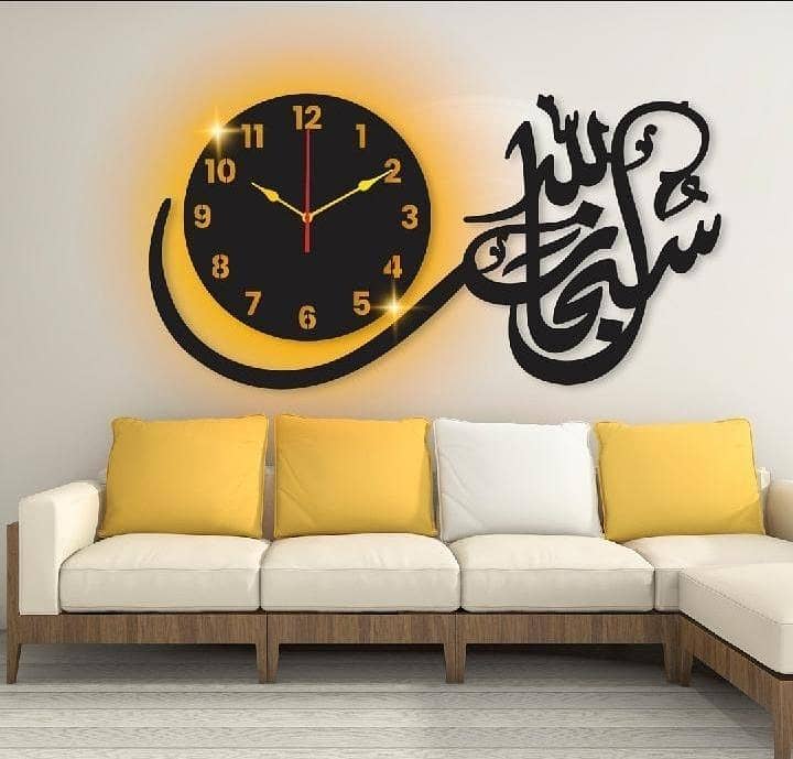 ‍MDF Wall clock ‍ 2