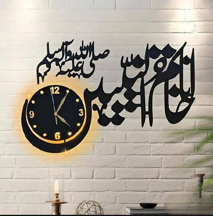 ‍MDF Wall clock ‍ 3