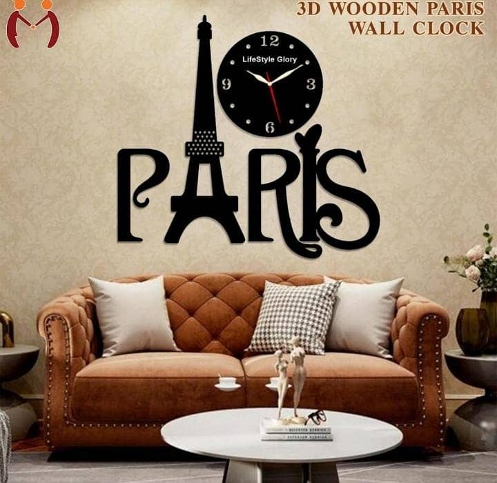 ‍MDF Wall clock ‍ 5