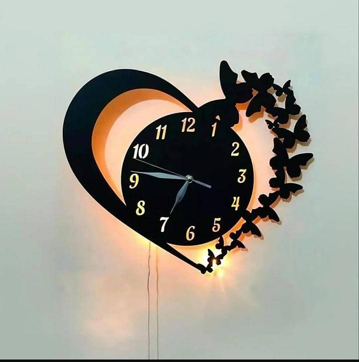 ‍MDF Wall clock ‍ 7