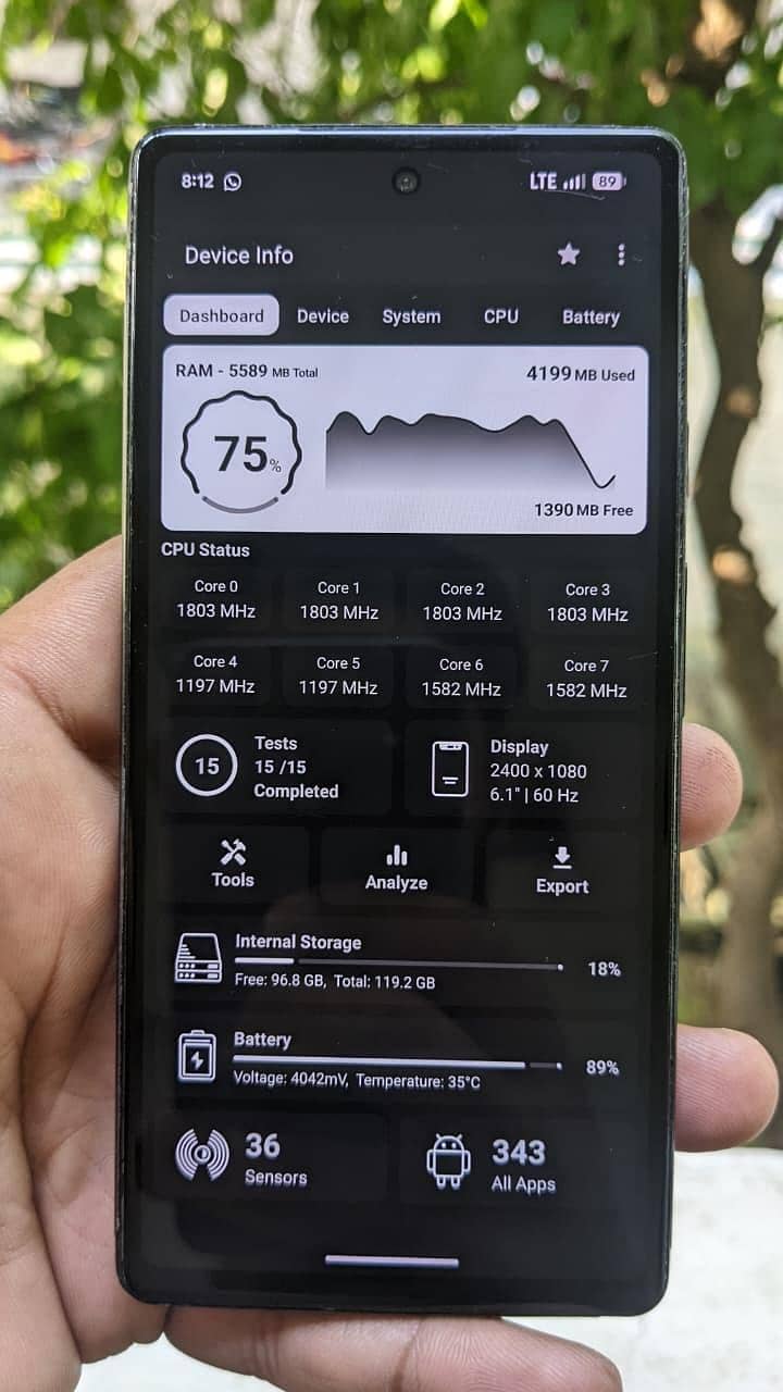 Google Pixel 6a 7