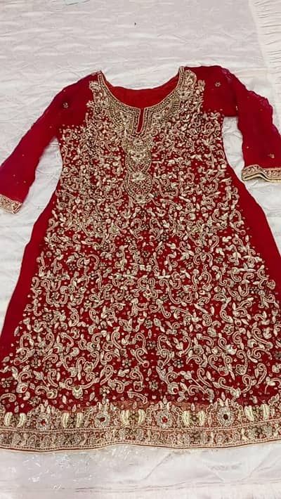 one time used shirt and dupatta