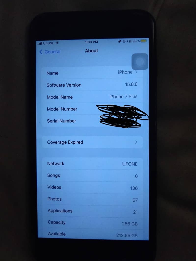 Iphone7plus 256gb 1