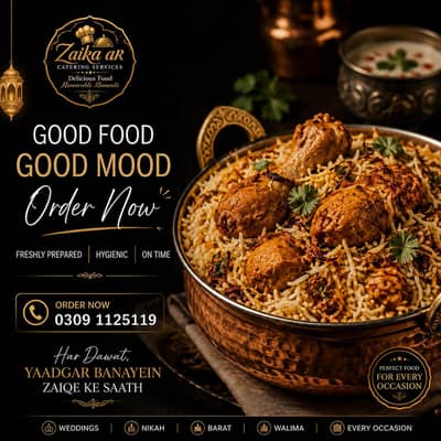 Zaika AR catering services