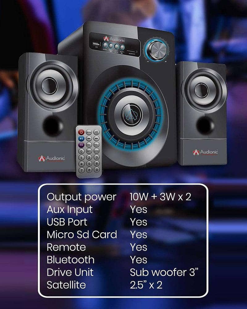 Audionic X230 Bluetooth Speakers 1