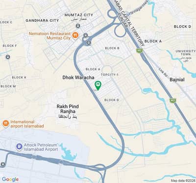 Centrally Located Residential Plot In Top City 1 - Block D Is Available For Sale