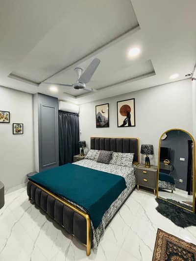 Flat for rent 1bed ROM full furnished apartments safe and scour 100%coupe allow