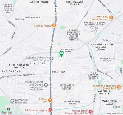 1 Kanal Residential Plot In OPF Housing Scheme - Block D Is Available