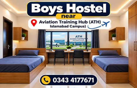 Boys Hostel Near Aviation Training Hub ( ATH Islamabad capmpus)