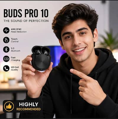 Buds pro 10 high quality sound and advanced feature