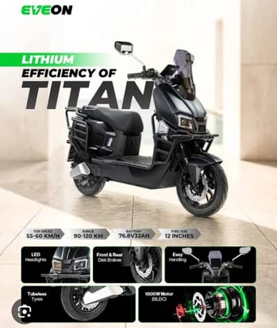Eveon Titan Electric Scooter | Electric Bike | Scooty Electric