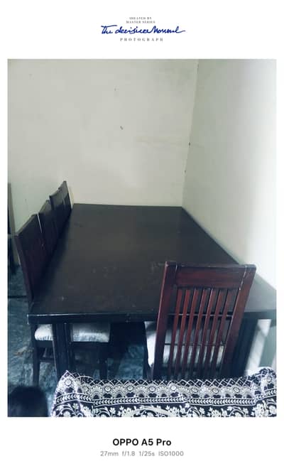 beautiful dining table and sofa set
