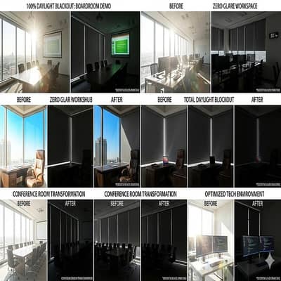 Premium Blackout Blinds | Zebra Blind | Wallpapers | office design