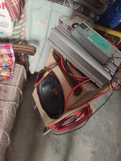kenwood 3010+caliber 2400watt amplifier+1200supply