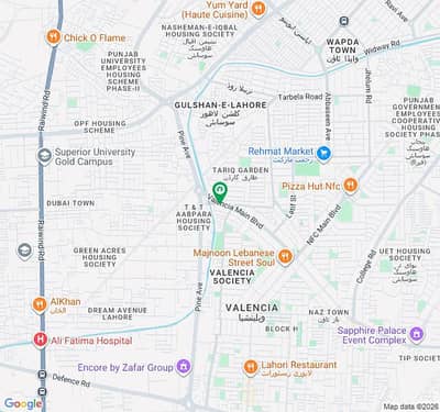 6 MARLA PLOT FOR SALE IN VALENCIA TOWN LAHORE
