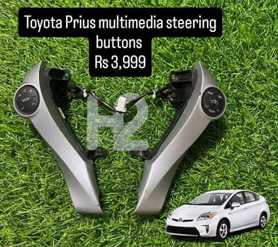 Toyota Prius multimedia steering buttons
