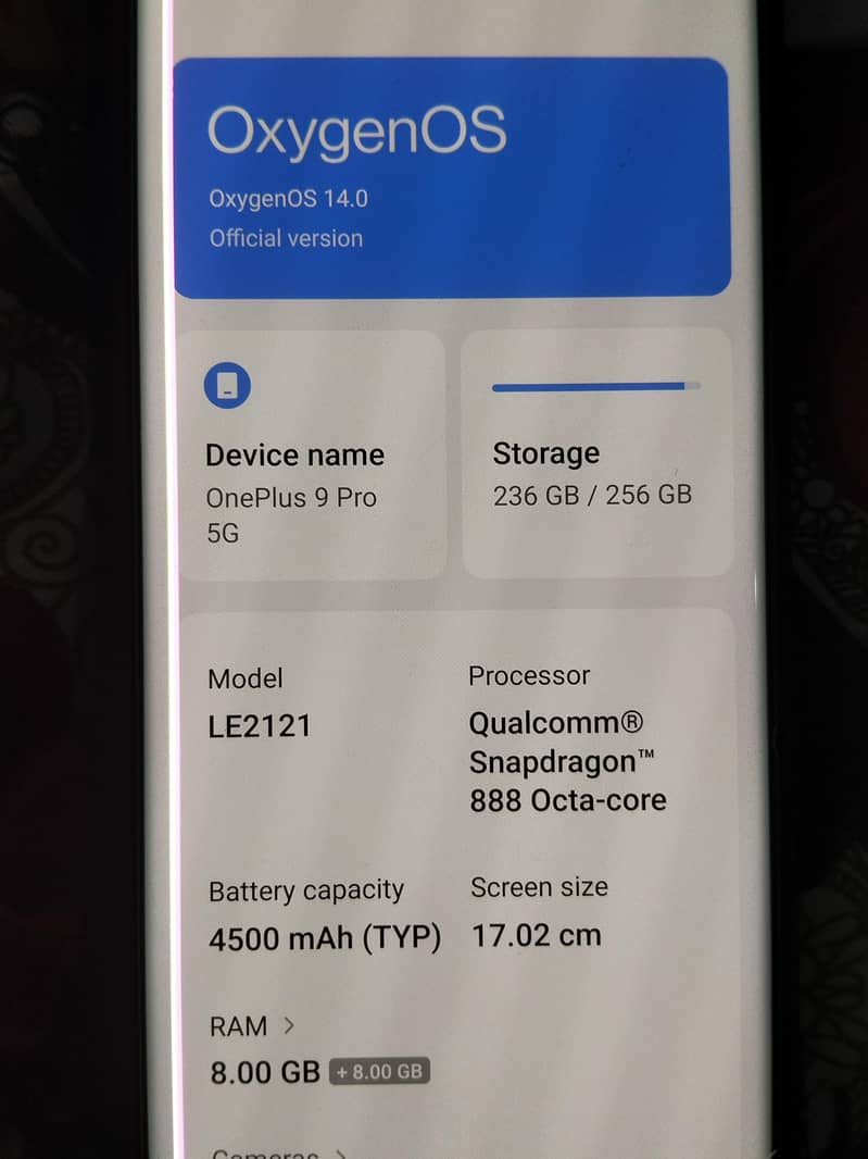 One Plus 9pro 6