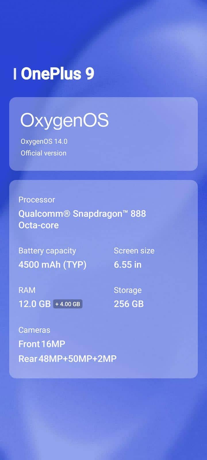 One Plus 9 2