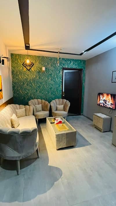Daily basis weekly basis one bedroom fully furnished luxury apartments available for rent Gulberg greens Islamabad & Bahria Phase 1, or phase 4 Paradise Commercial Near G. T Road Islamabad