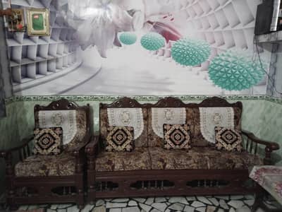 bad set and sofa 5 seter
