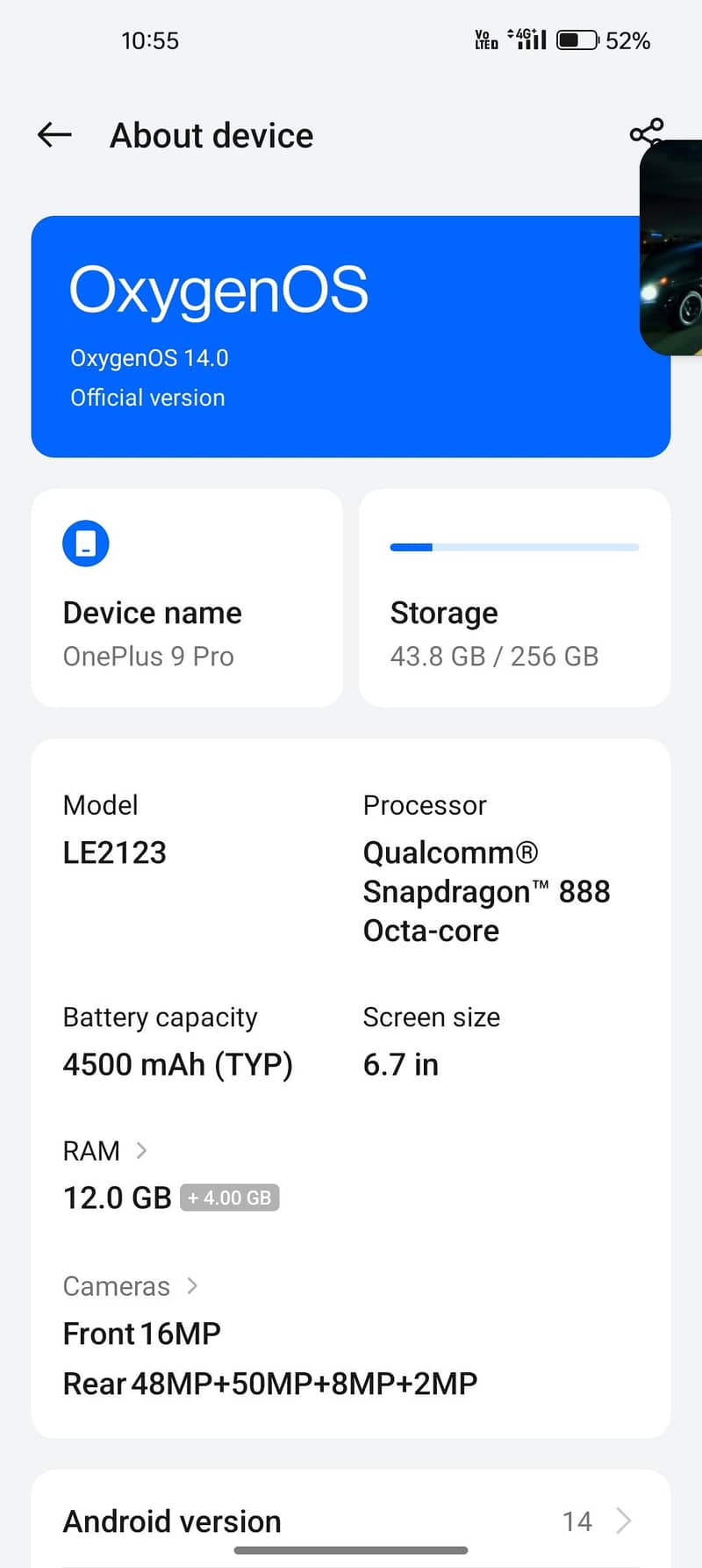 One Plus 9 Pro 2