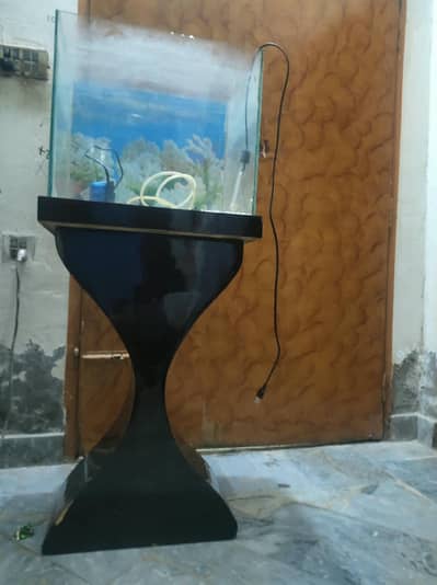 Aquarium Fish Tank with Stand + Heater + Air Pump