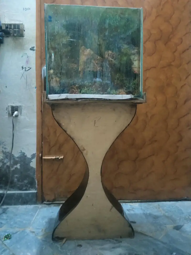 Aquarium Fish Tank with Stand + Heater + Air Pump — photo 2