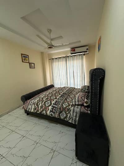 Rawalpindi Bahria town phase8 business district one bed laxuary furnished apartment available for rent