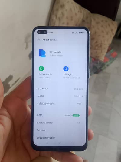 OPPO F17 Pro 8+/128gb Only mobile. Daul sim PTA Approved ha