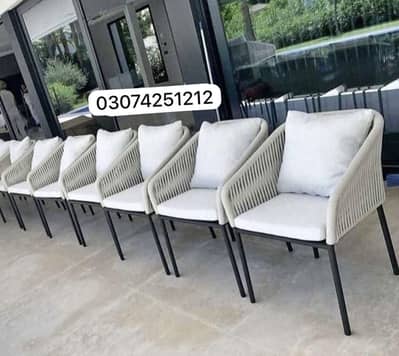 Rope Chairs Sets Outdoor Dining