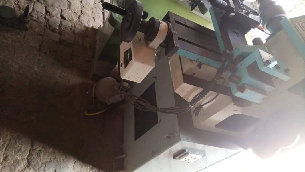 lath machine dril machine all setup 9