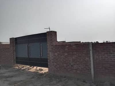 Premium 8-Kanal Corner Farmhouse Plot with Boundary Wall Prime Location