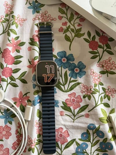 Apple Watch Ultra 2 49mm Titanium Blue Ocean Band