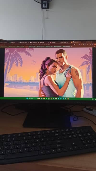 Full Gaming Setup — 24" 280Hz Monitor + i7 PC w/ RX 5500 XT — SSD