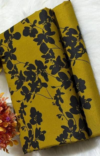 Beautiful Printed Cotton 2-Piece Unstitched Suit