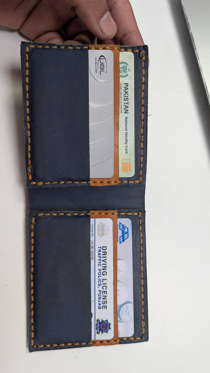 Hand made leather wallets 1