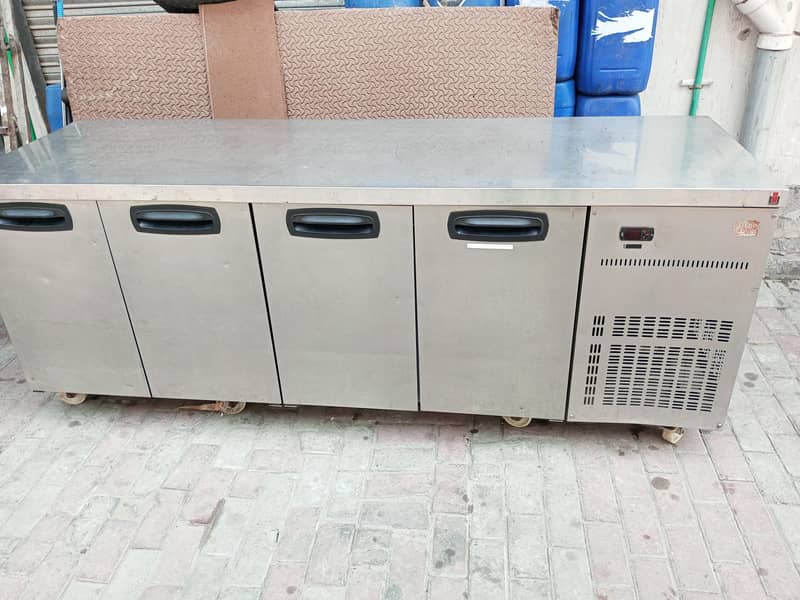 INOMAK 4 Door Commercial Refrigerator | Imported | Stainless Steel 2