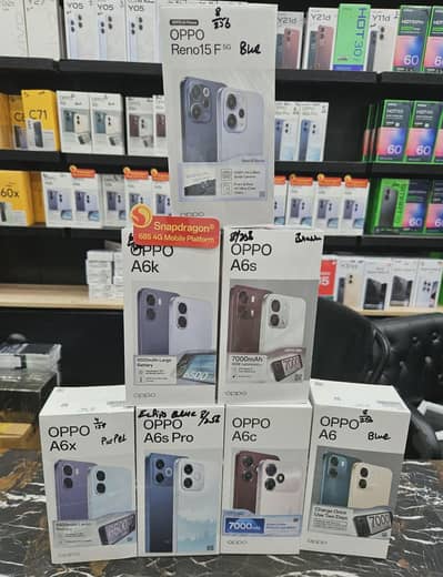OPPO A6S Box Pack/ A6S Pro / A6 / A6k / A6c / Reno 15F / Reno 15 5G