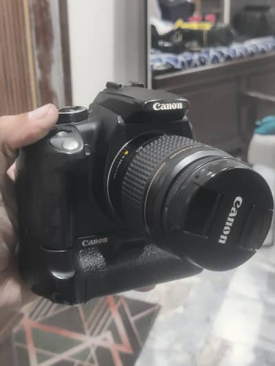 canon 350d dslr camera with 28-80mm manual lens