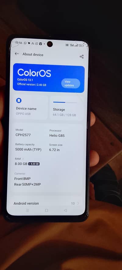OPPO A58 8/128 full box