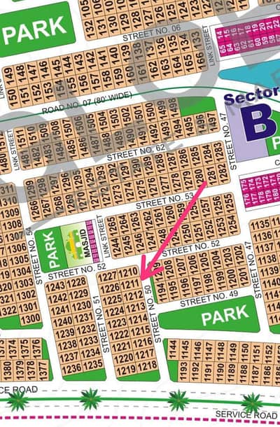 Sector B-ideal & top best location for sale