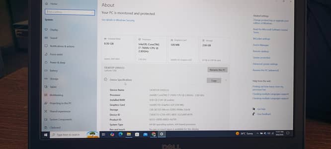 Dell latitude 7280 I7 7th Gen