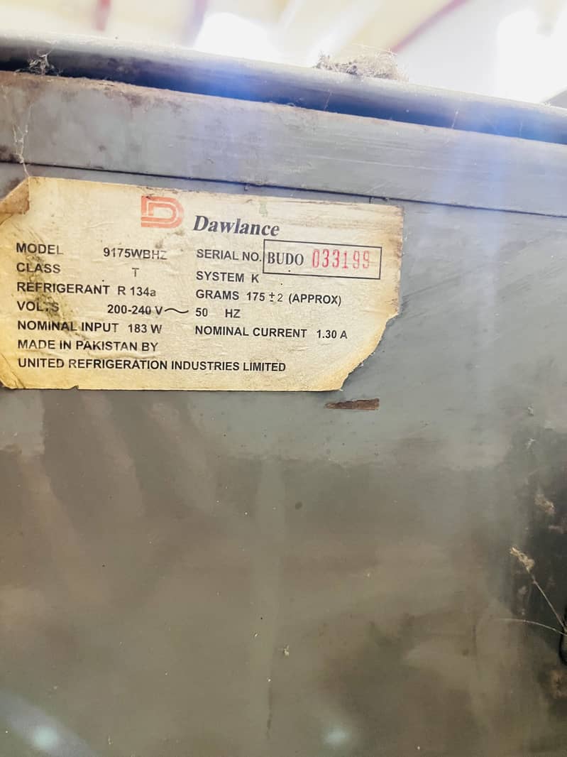 Dawlance fridge 1