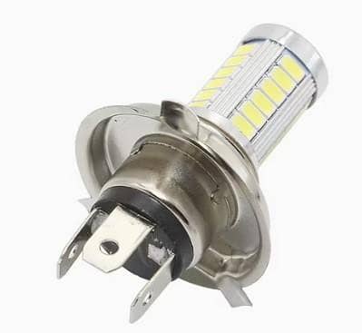 H4 LED Car Fog Light Bulb 12V DC Cold White 33 SMD 5730 Automobile Lamp RA5237
