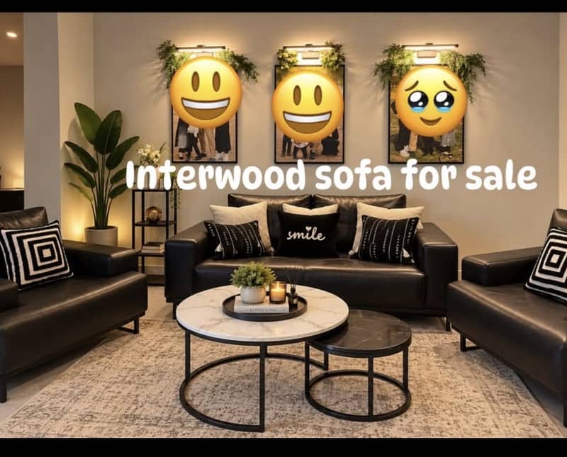 Interwood sofa set 1