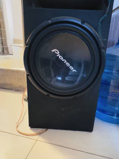 12 inch woffer and 2 channel amp