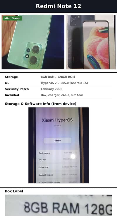 Xiaomi Redmi Note 12